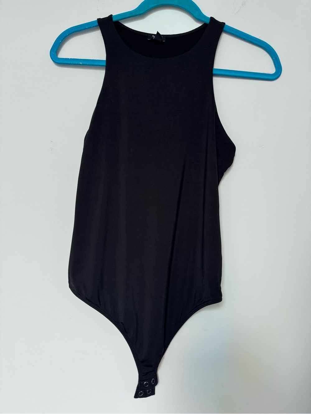 Express Black Sleeveless Tank High Neck Bodysuit
